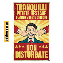 Carica l&#39;immagine nel visualizzatore di Gallery, Adesivo Stickers Non Disturbate Occca