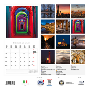 Calendario Bologna 2024 retro