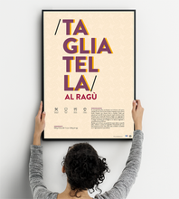 Carica l&#39;immagine nel visualizzatore di Gallery, Poster - Tagliatella al Ragù