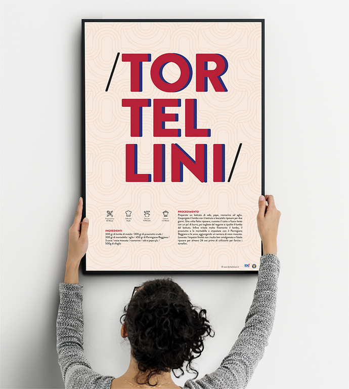 mockup poster tortellini