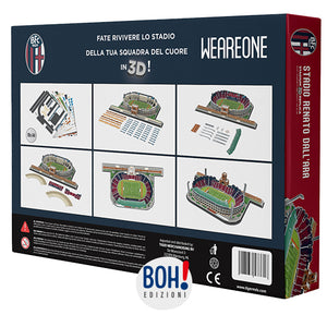 scatola retro Stadio Dallara Bologna Puzzle 